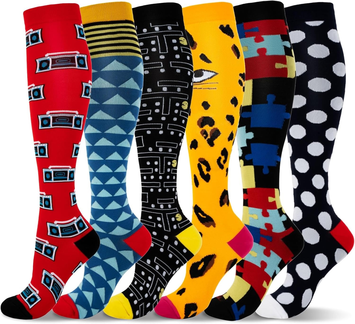LEOSTEP Compressiekousen (6 paar) - 28% Korting