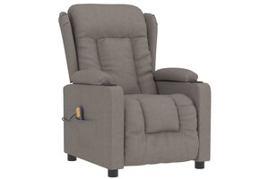 Massagestoel Stof Taupe - 41% Korting!