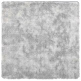 vidaXL NAVARRA Hoogpolig Vloerkleed Zilvergrijs - 160x160 cm (29% Korting)