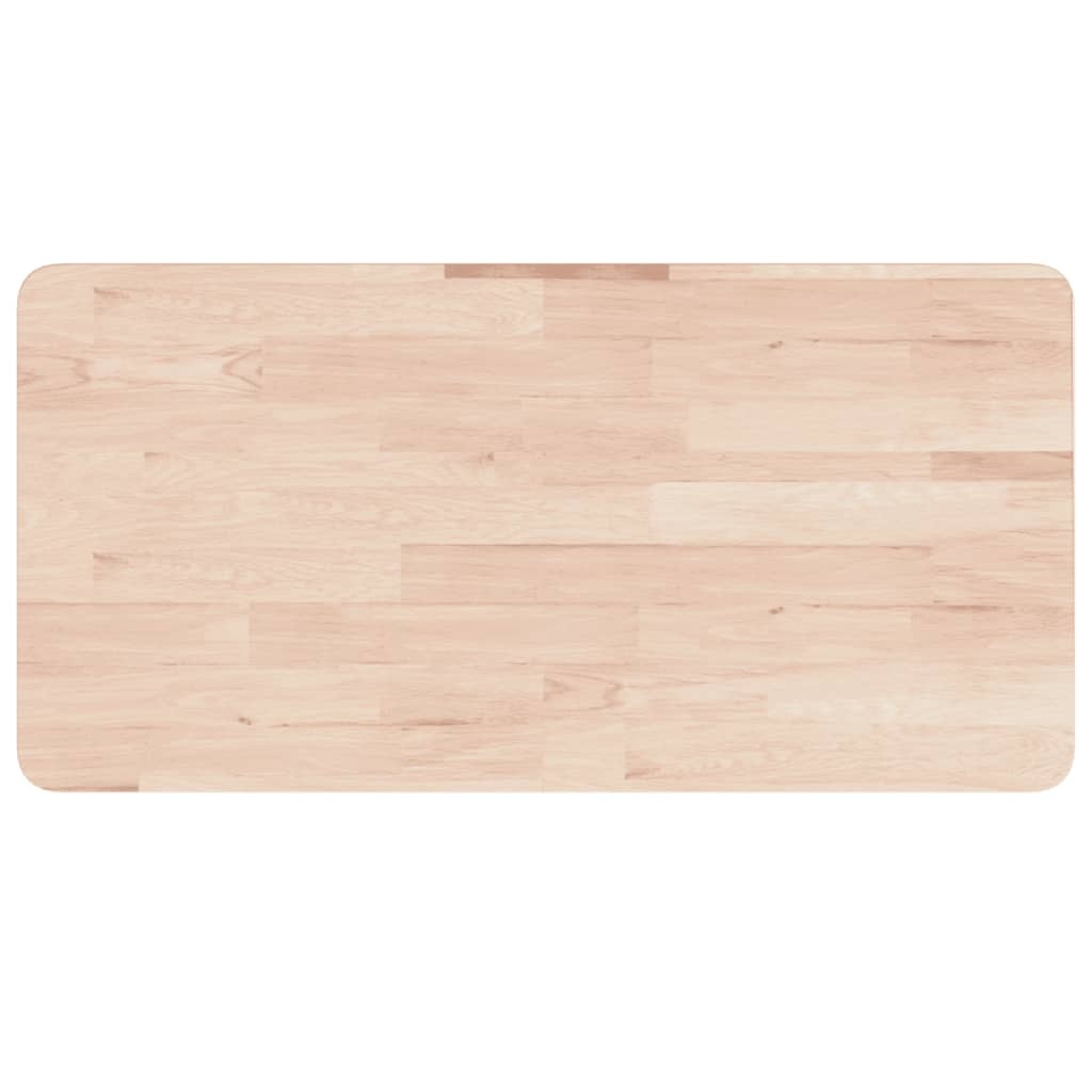vidaXL Wastafelblad Eikenhout 100x60cm - Nu 35% Korting!