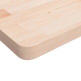 vidaXL Wastafelblad Eikenhout 100x60cm - Nu 35% Korting!