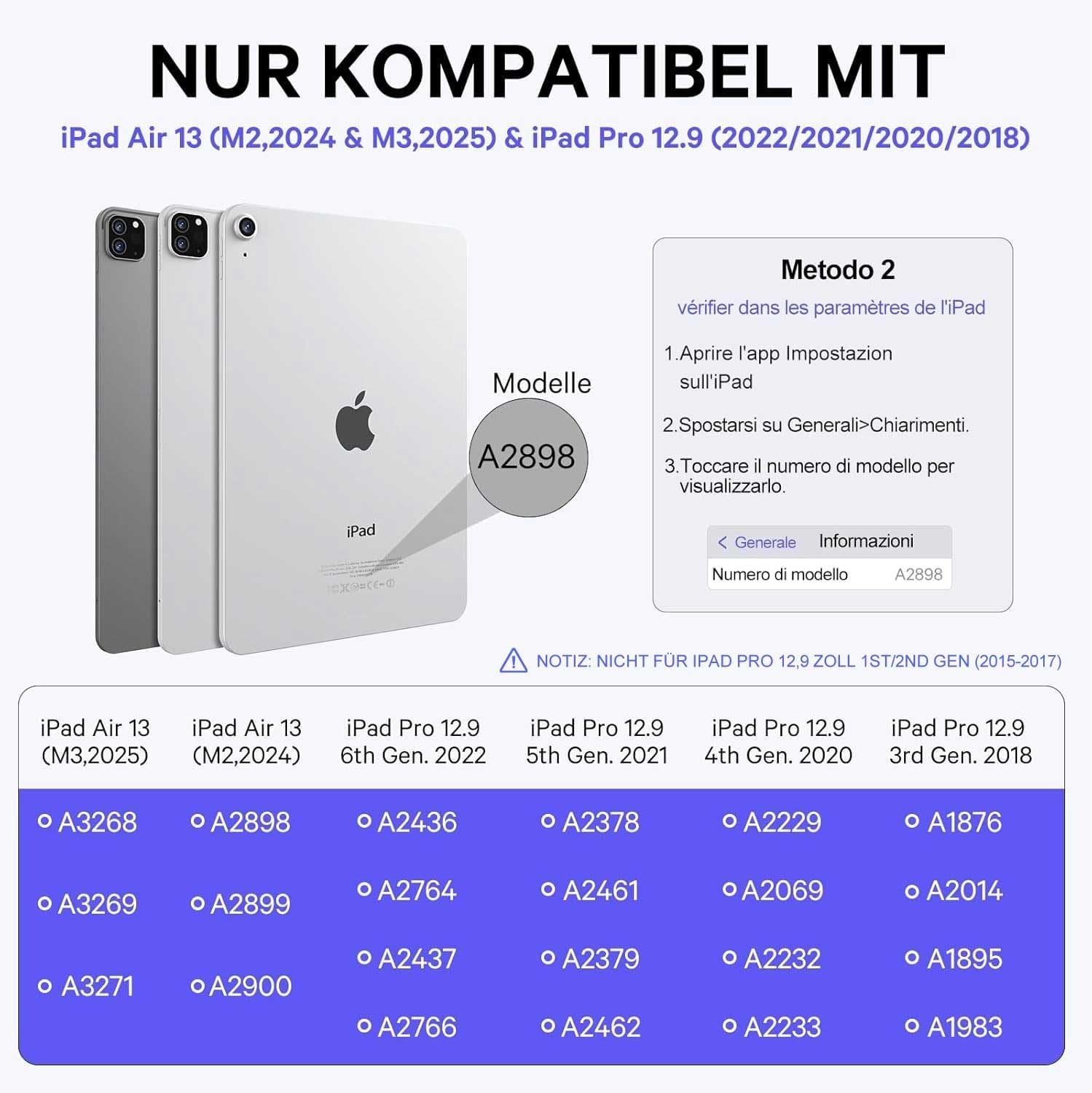 Toetsenbordhoes iPad Pro 12.9 met Touchpad & 7-kleuren Verlichting (29% korting)