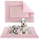 BVAGSS Hondenbed voor kleine honden, omkeerbaar, koel en warm, hondenkussen, wasbaar, hondenmat voor kleine, middelgrote en grote honden, XH080 (91 x 58 cm, grijs)