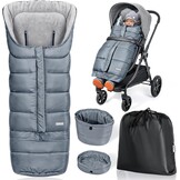 Warme Kinderwagen Voetenzak Donkergrijs - 76% Korting!