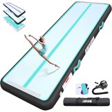 AWSUM Trainingsmat Air Mat 300 x 100 x 10 cm - Mintgroen/Zwart