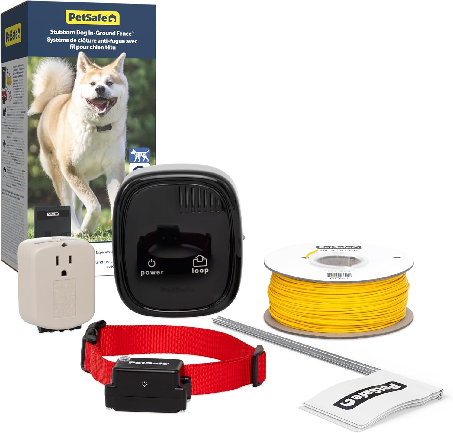 PetSafe Systeem voor Têtu/Grote Honden: Omheining met Hoge Intensiteit Statische Correctie, Geluid & Vibratie
