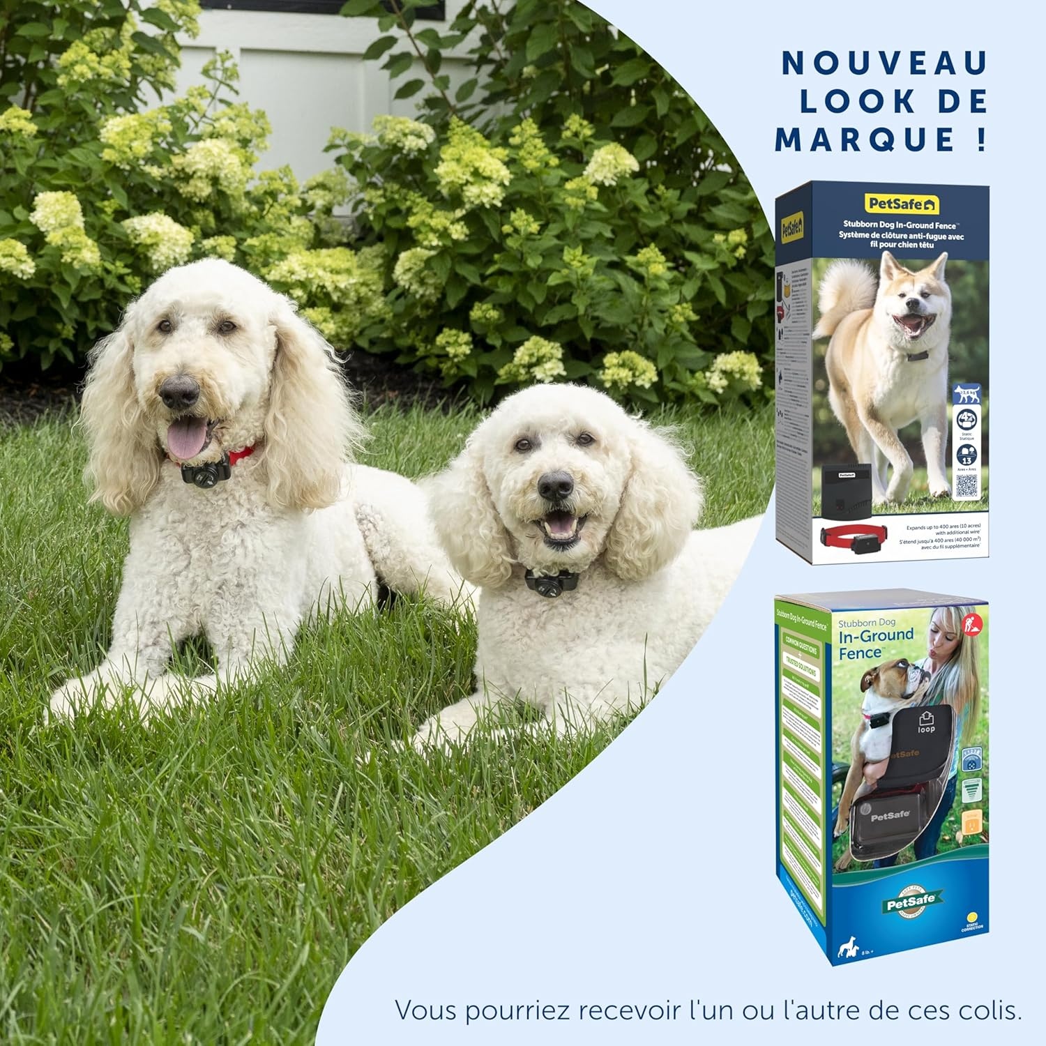 PetSafe Systeem voor Têtu/Grote Honden: Omheining met Hoge Intensiteit Statische Correctie, Geluid & Vibratie