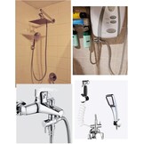 JZK Douche-omsteller 3-weg G1/2 Messing met Rubberen Ring