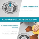 25 X 45CM Nano-Zilveren Aanrecht