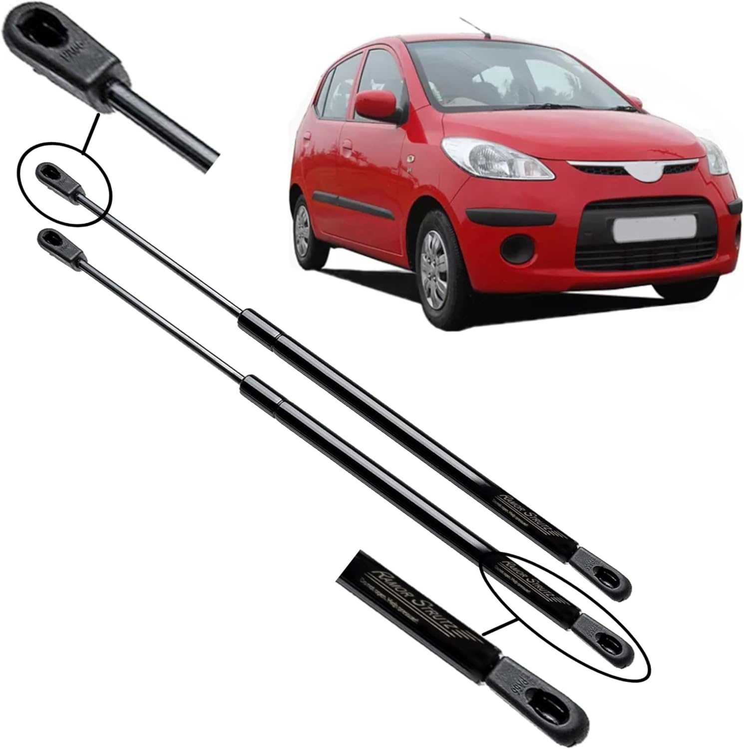 Ramor Strutz Gasveren Achterklep Set compatibel met Renault Kangoo & Express 1997-2007