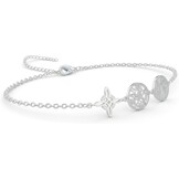 Armband met Heksenknoop, Tetragram & Sint Benedictus Medaillon - 316L RVS, Verstelbaar 17cm