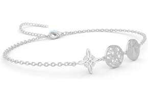 Beschermende Amulet Armband - Heksenknoop, Tetragram & Sint Benedictus