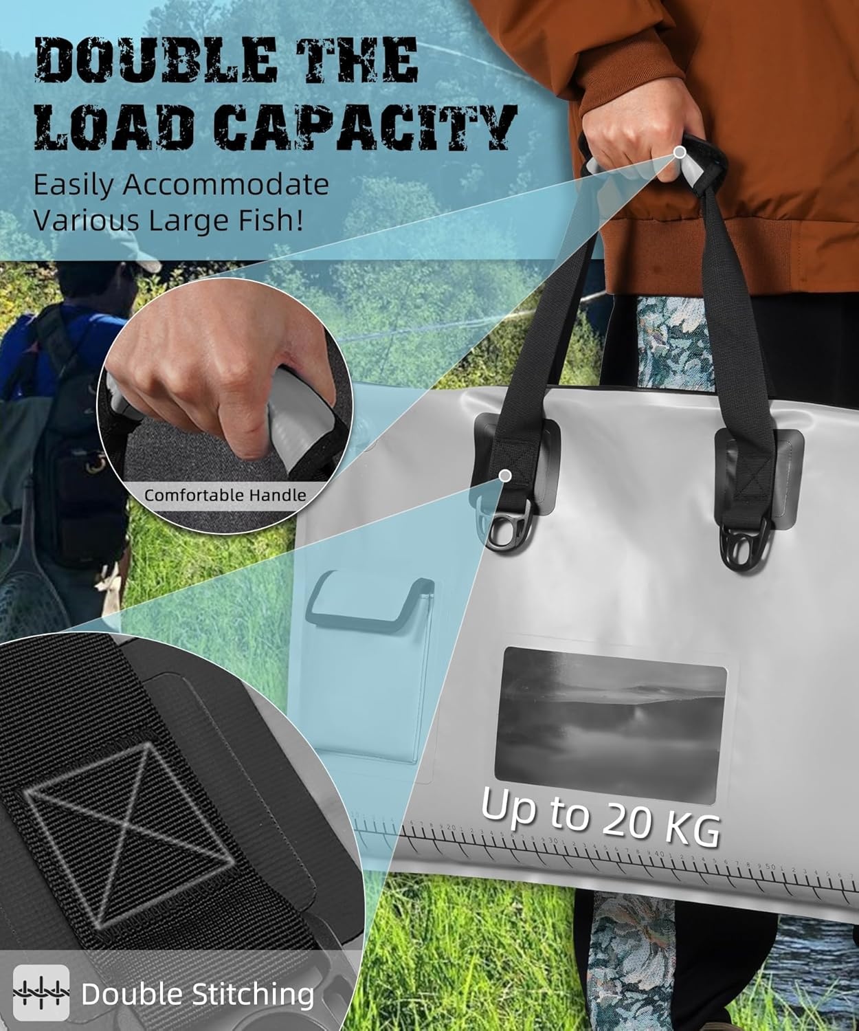 Waterdichte Vistentas Grijs 1000D PVC - 77% Korting!