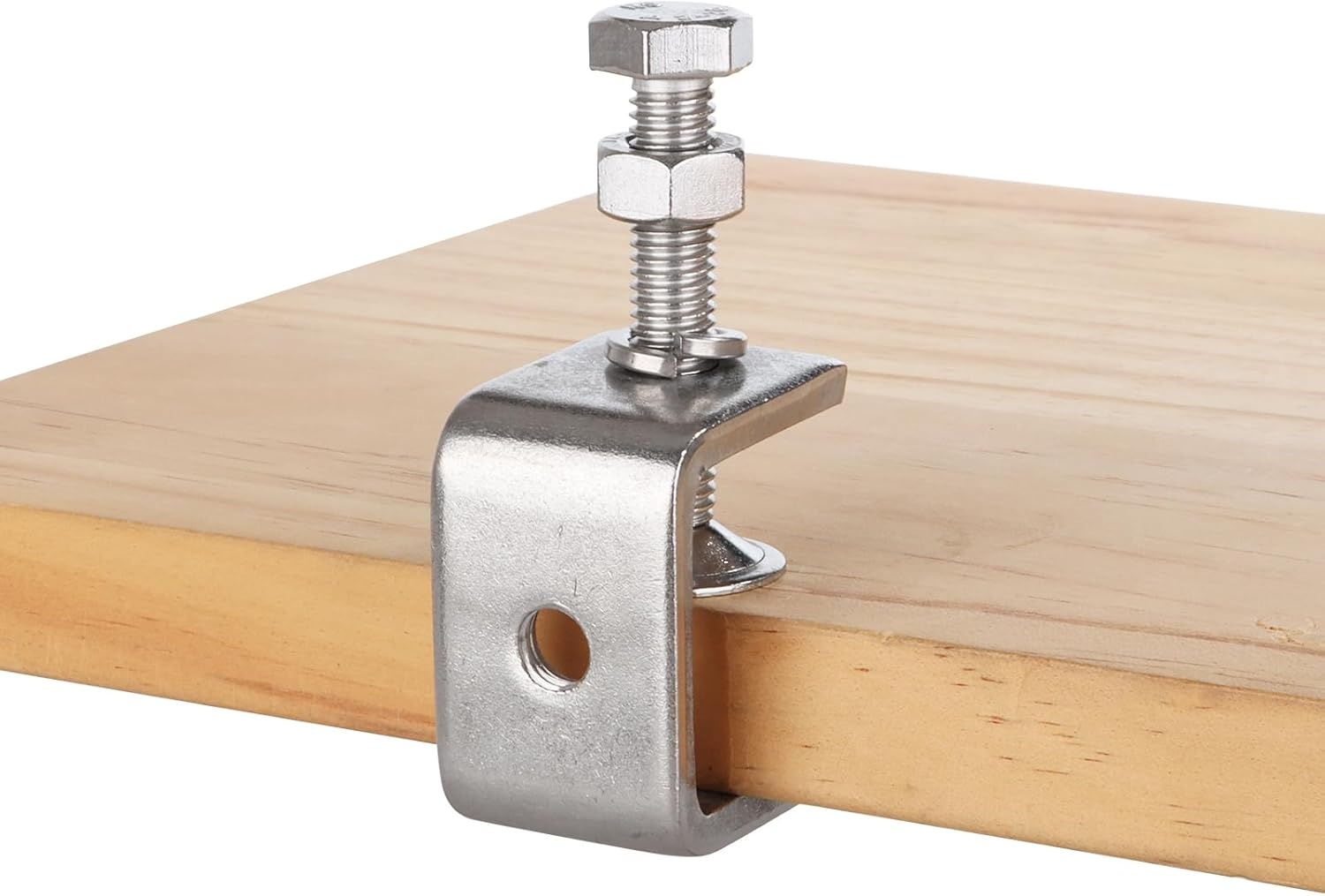 AKOLAFE 8-delige C-klem van 30 mm Roestvrij Staal 304 - Max. Klembereik 25 mm - Zilver