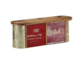 vidaXL Opbergbank / dressoir 120x30x40 cm massief gerecycled hout