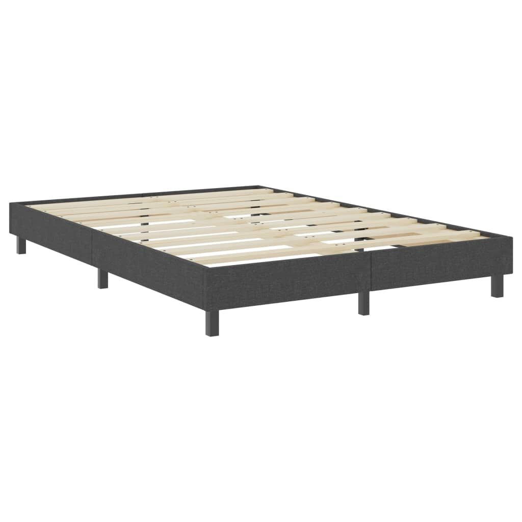 vidaXL Boxspringframe stof grijs 180x200 cm