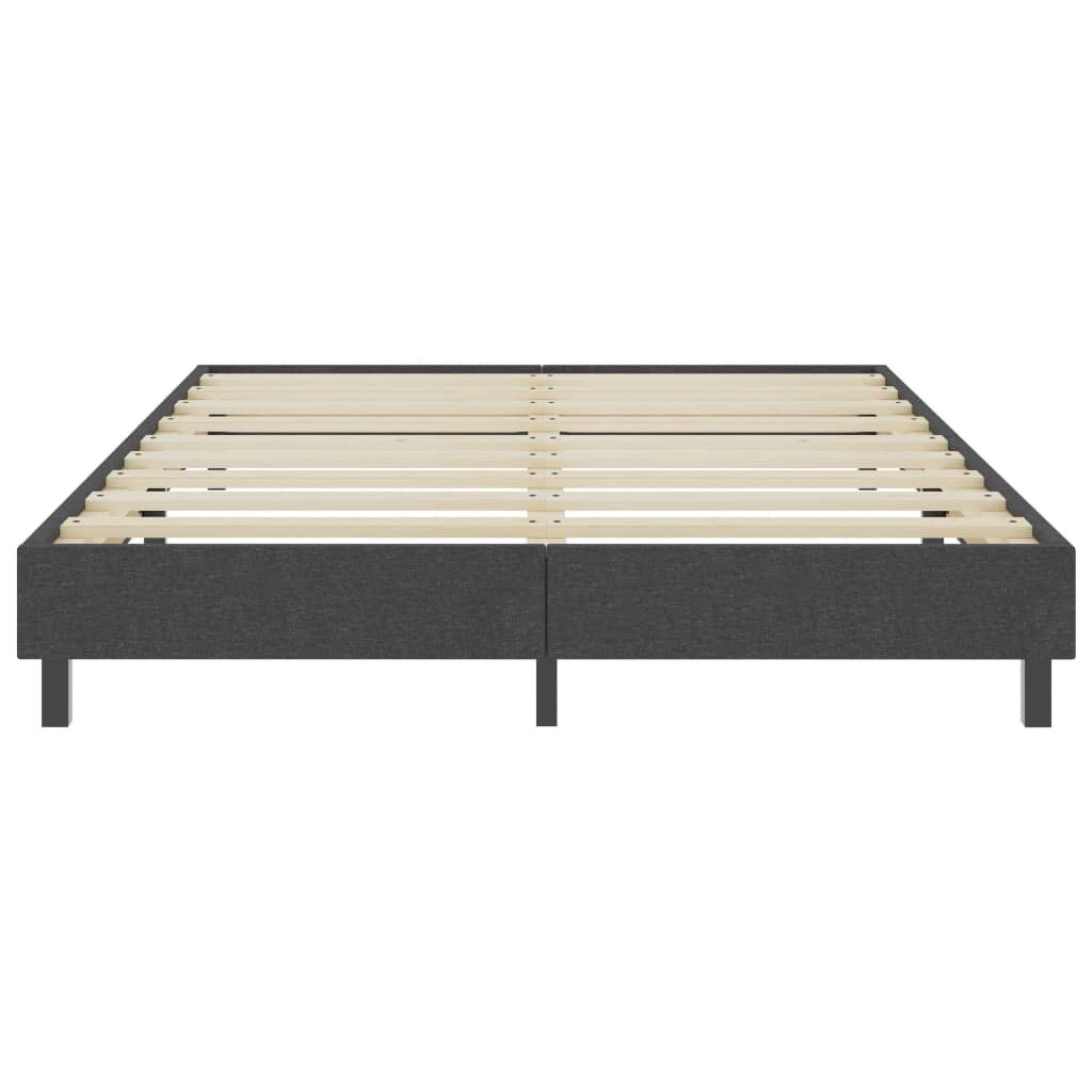 vidaXL Boxspringframe stof grijs 180x200 cm