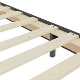 vidaXL Boxspringframe stof grijs 180x200 cm