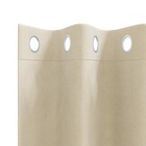 vidaXL Gordijnen met gordijnen 2 pcs Crème 140 x 260 cm Fluweel