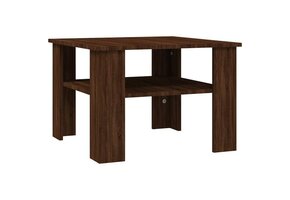 VidaXL Salontafel 60x60x42 cm Bewerkt Hout met 51% Korting
