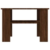 vidaXL Salontafel 60x60x42 cm bewerkt hout bruin eikenkleur