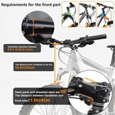 COFIT Opvouwbare Fietsmand, Multifunctionele Afneembare Fietsmand voor Huisdieren, Winkelen, Woon-Werkverkeer, Kamperen en Buitenshuis