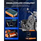 Orion Motor Tech Motorbrug / Liftkrik Oranje 95-370 mm, 500 kg capaciteit