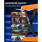 Orion Motor Tech Motorbrug / Liftkrik Oranje 95-370 mm, 500 kg capaciteit