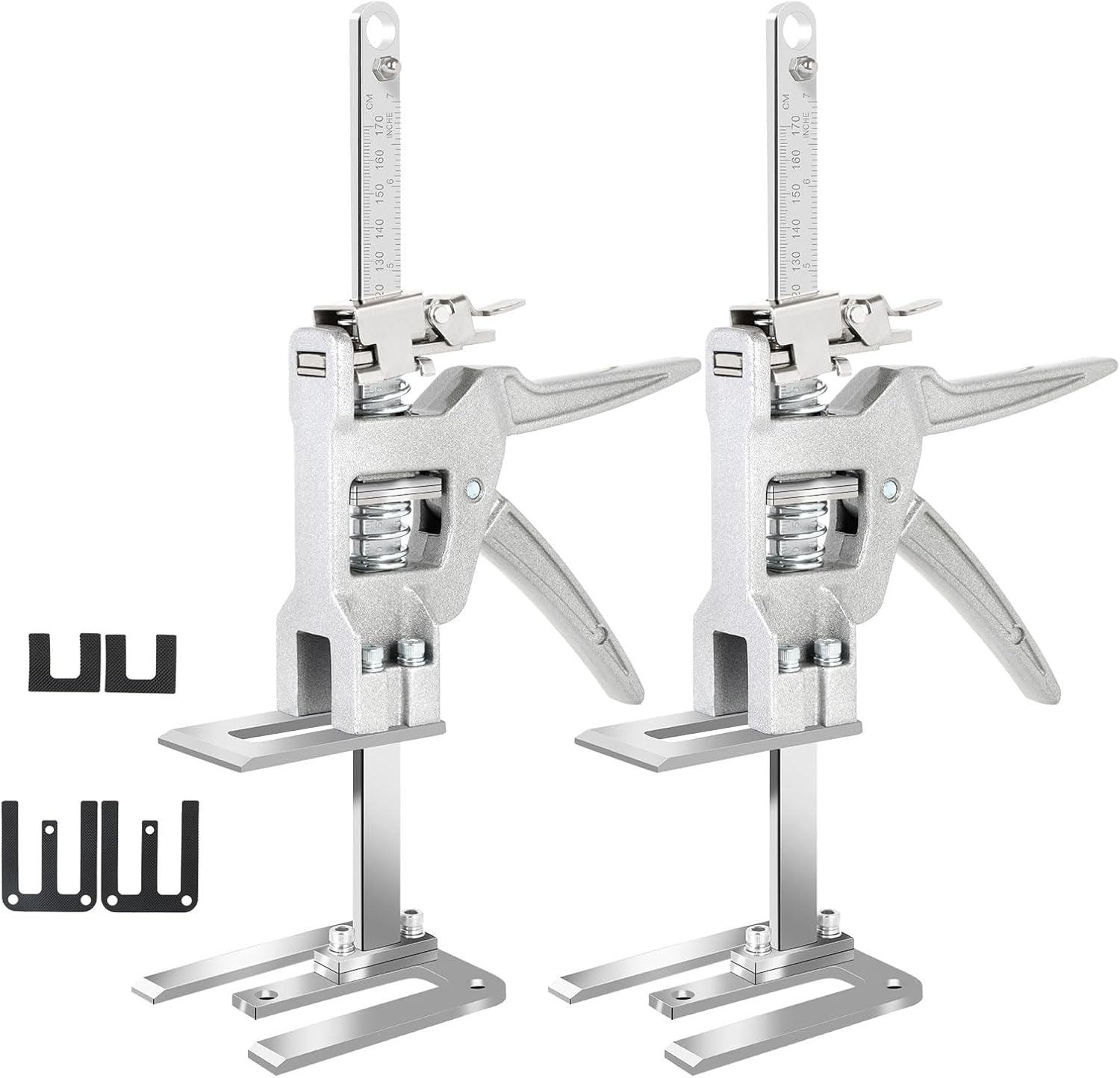 Arbeidsbesparende arm, 2-delige arm handgereedschapheffer met langzame en snelle heffunctie, tot 400KG, meubellifter, hefapparaat voor meubels, deur, kast, gipsplaat, tegellifter