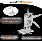 Arbeidsbesparende arm, 2-delige arm handgereedschapheffer met langzame en snelle heffunctie, tot 400KG, meubellifter, hefapparaat voor meubels, deur, kast, gipsplaat, tegellifter