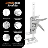 Arbeidsbesparende arm, 2-delige arm handgereedschapheffer met langzame en snelle heffunctie, tot 400KG, meubellifter, hefapparaat voor meubels, deur, kast, gipsplaat, tegellifter