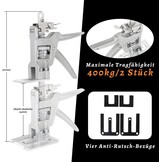 Arbeidsbesparende arm, 2-delige arm handgereedschapheffer met langzame en snelle heffunctie, tot 400KG, meubellifter, hefapparaat voor meubels, deur, kast, gipsplaat, tegellifter