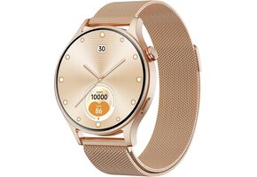 Gouden Smartwatch Unisex met AMOLED & Telefoonfunctie - 67% Korting
