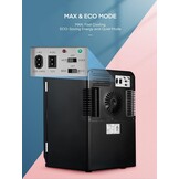 NORTHCLAN Mini Koelkast 15L voor Slaapkamer & Auto (220V/12V) - Zwart