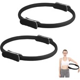 MAGIC SELECT Pilatesring voor training, yoga-ring met dubbele handgreep, pilatescirkel voor weerstand en flexibiliteit, magische banden voor benen en armen
