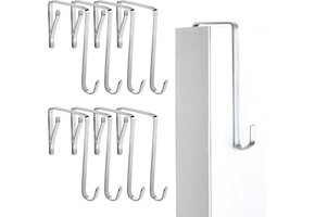 RVS Deurhaken Set (8x) - Zonder Boren - 20% Korting