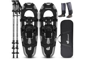 4-in-1 Sneeuwschoen Set met Stokken & Gaiters | 41% Korting
