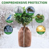 2x Plantenhoes Winter: Warm, Waterdicht, 45x55cm