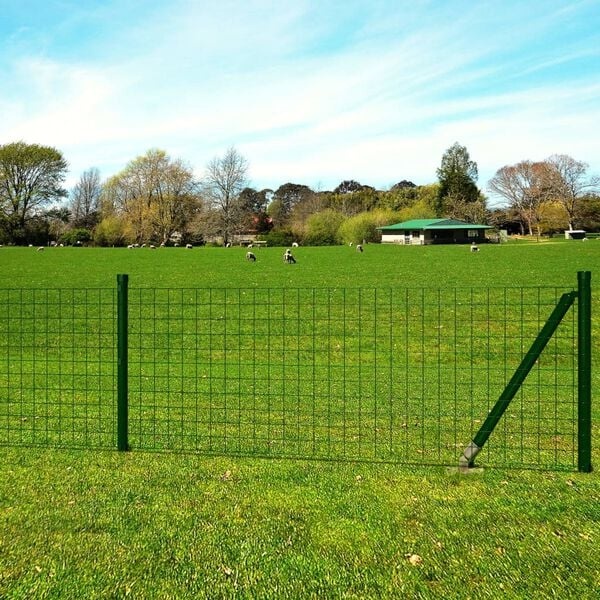 Euro Hek Staal Groen 10x0,8m - 61% Korting!