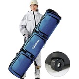 XCMAN Gewatteerde Snowboardtas - Verstelbaar 160-190 cm - Marineblauw