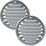 Vent Systems Rooster 4 Inch Gegalvaniseerd Staal - Set van 2 - Inbouw Insectenhor