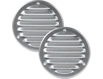 Vent Systems Rooster 4 Inch Gegalvaniseerd Staal - Set van 2 - Inbouw Insectenhor