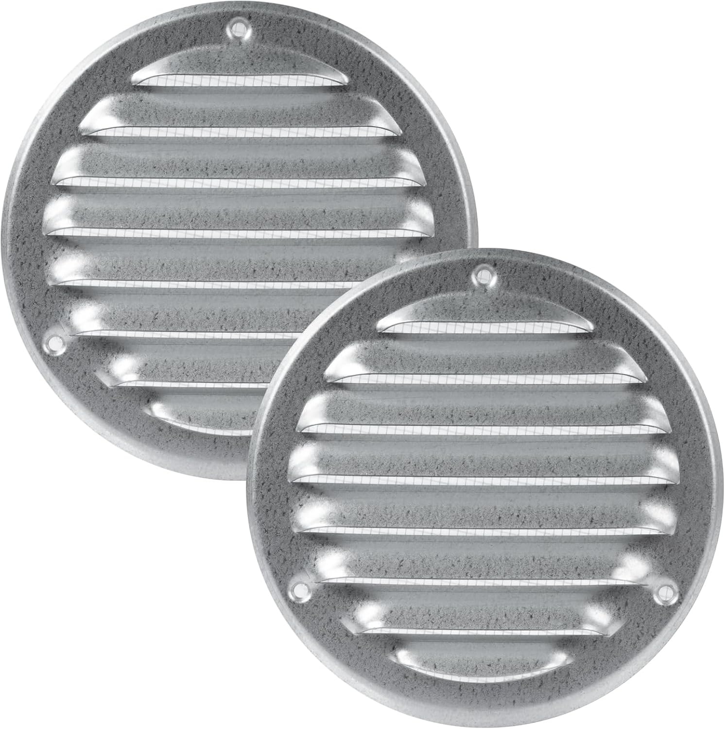Vent Systems Rooster 4 Inch Gegalvaniseerd Staal - Set van 2 - Inbouw Insectenhor