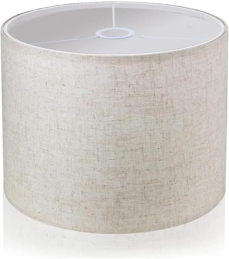 Linnen Lampenkap 30cm Wit - Zachte Sfeer, 75% Korting