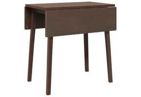 vidaXL Eettafel Bruin Massief Rubberhout - 35% Korting!