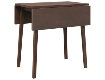 vidaXL Eettafel bruin massief hout rubber