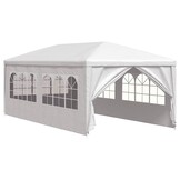 vidaXL Partytent 3x6m Wit - 34% Korting