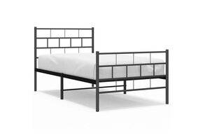vidaXL Metalen Bedframe Zwart 100x200 cm - 34% Korting!
