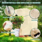 Winter Plantenhoes Beige 160x240 cm - 84% Korting!