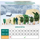 Winter Plantenhoes Beige 160x240 cm - 84% Korting!